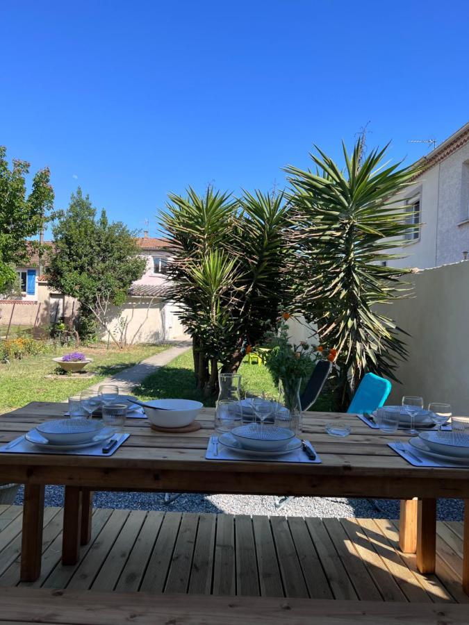 Charmante Maison Climatisee Avec Piscine Au Calme A Καρκασόν Εξωτερικό φωτογραφία