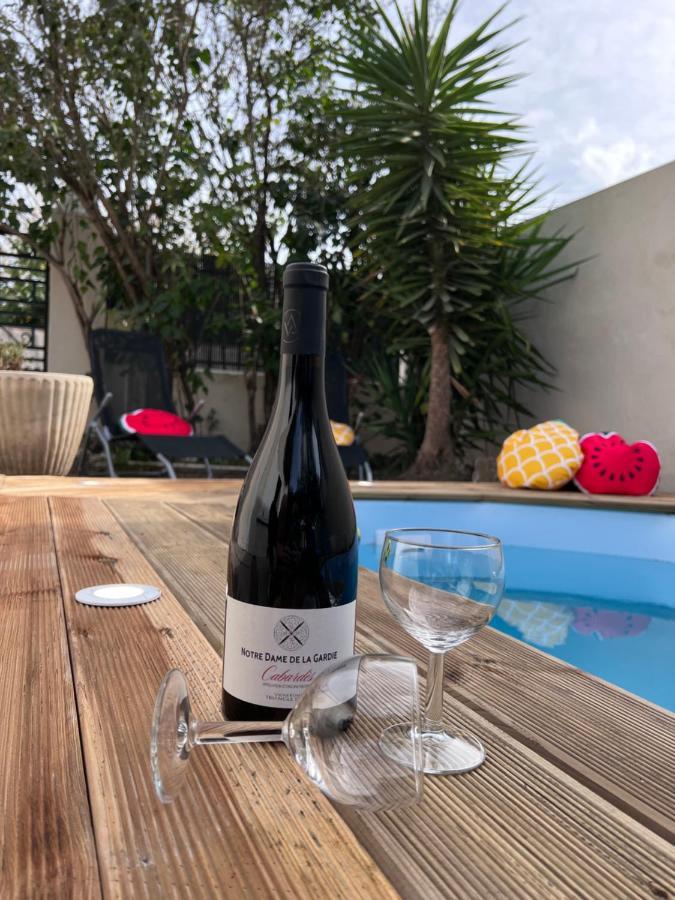 Charmante Maison Climatisee Avec Piscine Au Calme A Καρκασόν Εξωτερικό φωτογραφία